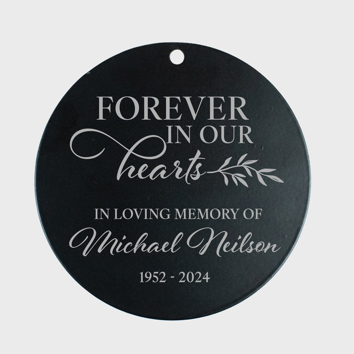 Personalized "Forever in Our Hearts" Bird Bath