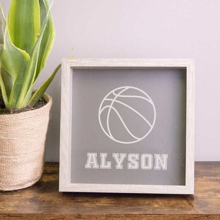 Personalized Sports Shadowbox