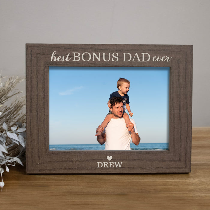 Personalized Bonus Dad Picture Frame