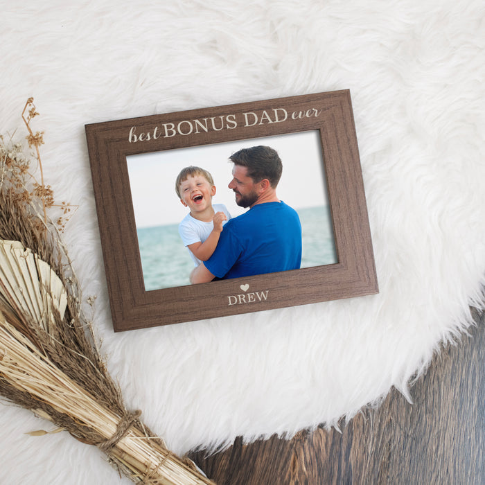 Personalized Bonus Dad Picture Frame