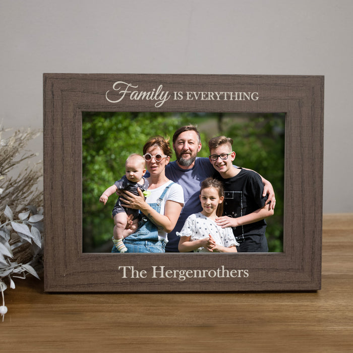 Personalized "Family is Everything" Picture Frame