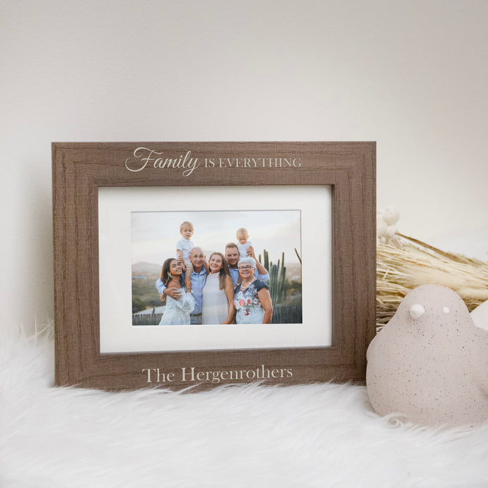 Personalized "Family is Everything" Picture Frame