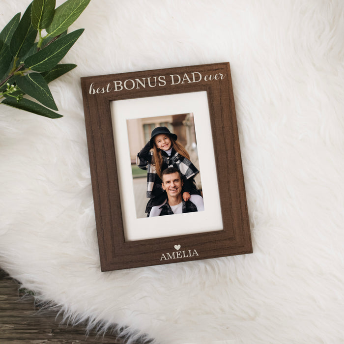 Personalized Bonus Dad Picture Frame