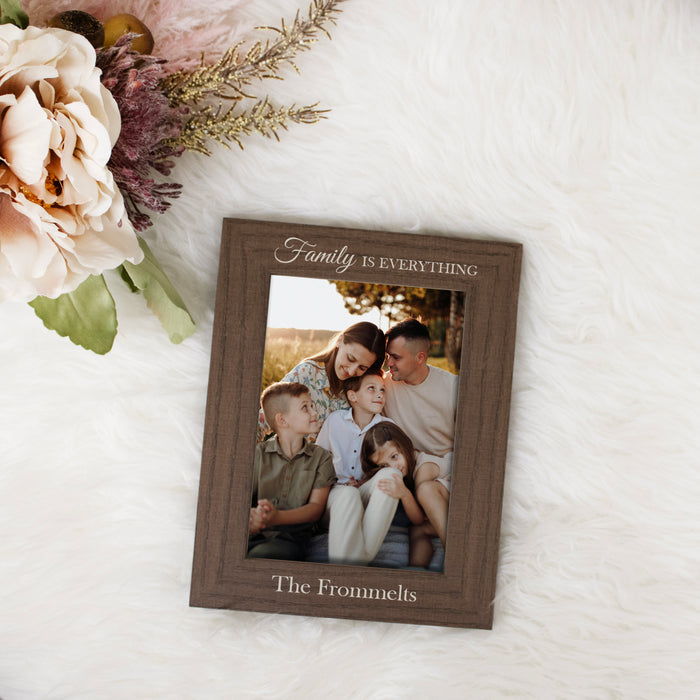 Personalized "Family is Everything" Picture Frame