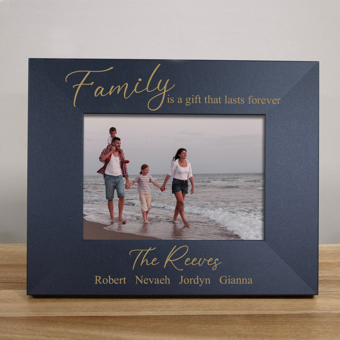 Personalized Family Lasts Forever Picture Frame