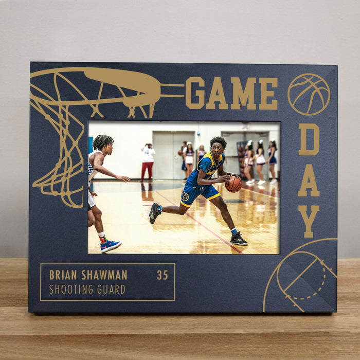 Personalized Basketball Game Day Frame