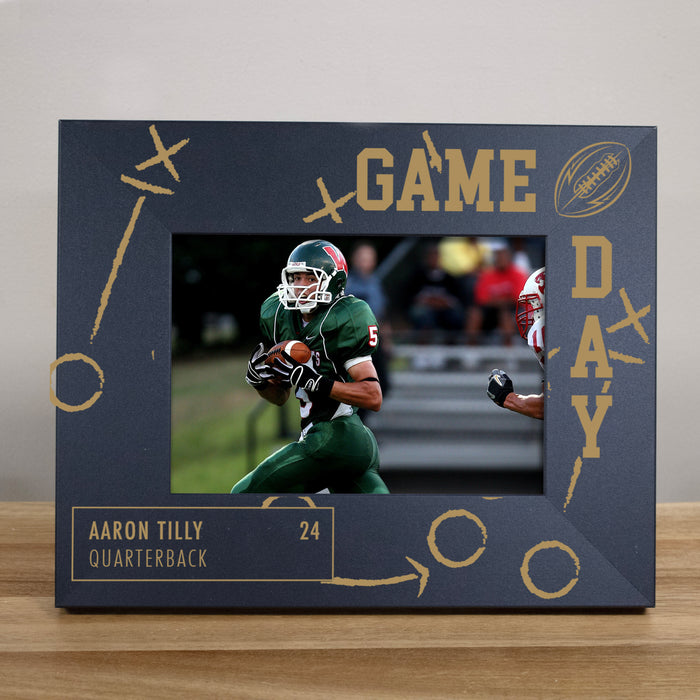 Personalized Football Game Day Frame