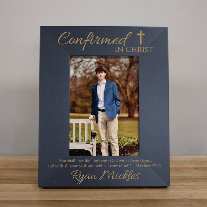 Personalized Confirmation Bible Verse Picture Frame