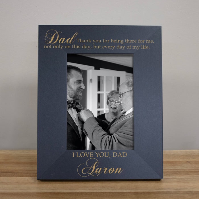 Personalized Father of the Groom Picture Frame