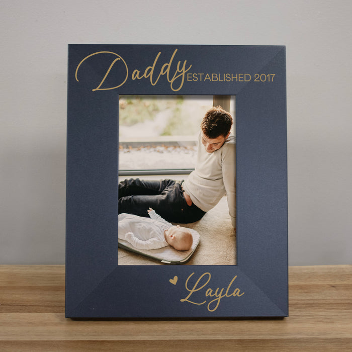 Personalized Daddy Est Picture Frame