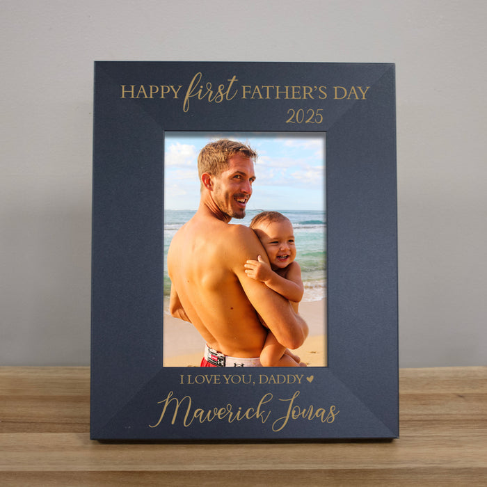 Personalized First Father's Day Picture Frame