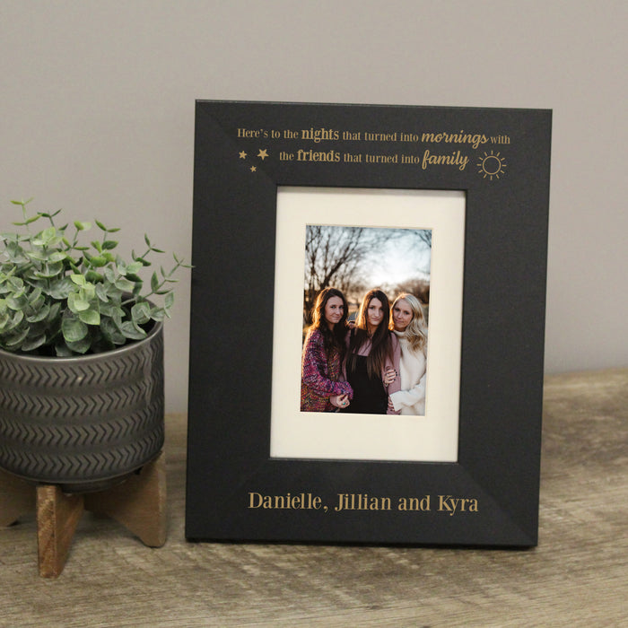 Personalized "Friends Turned Family" Memories With Friends Frame