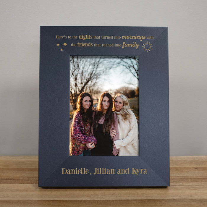 Personalized "Friends Turned Family" Memories With Friends Frame