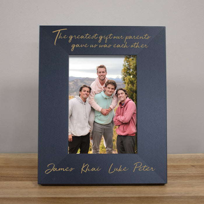 Personalized Siblings Picture Frame