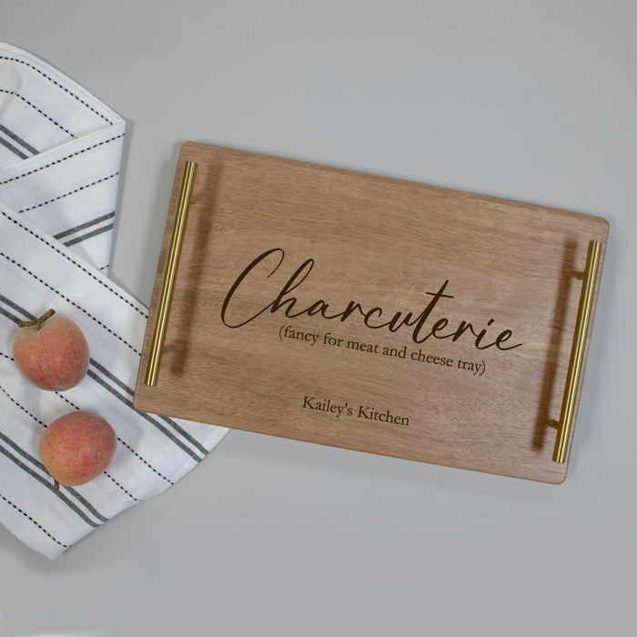 Personalized Charcuterie Serving Tray