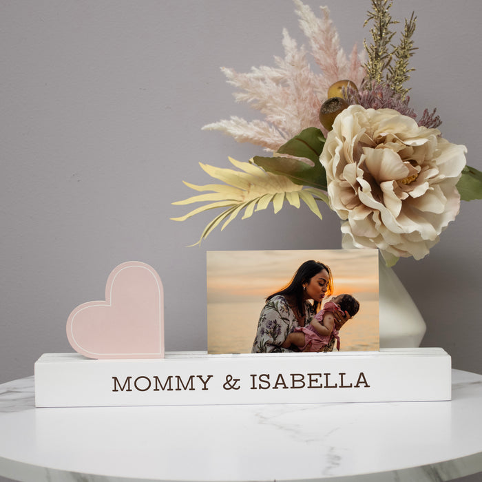 Personalized Mommy and Me Photo Bar