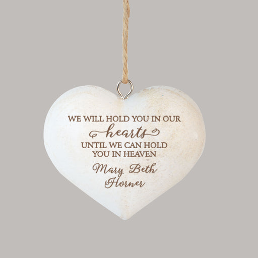 Hold in Hearts Memorial Ornament