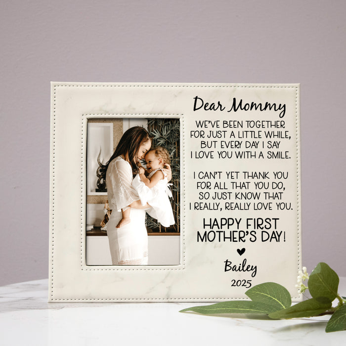 Personalized "Dear Mommy" First Mother's Day Picture Frame