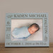 Personalized baby boy picture frame