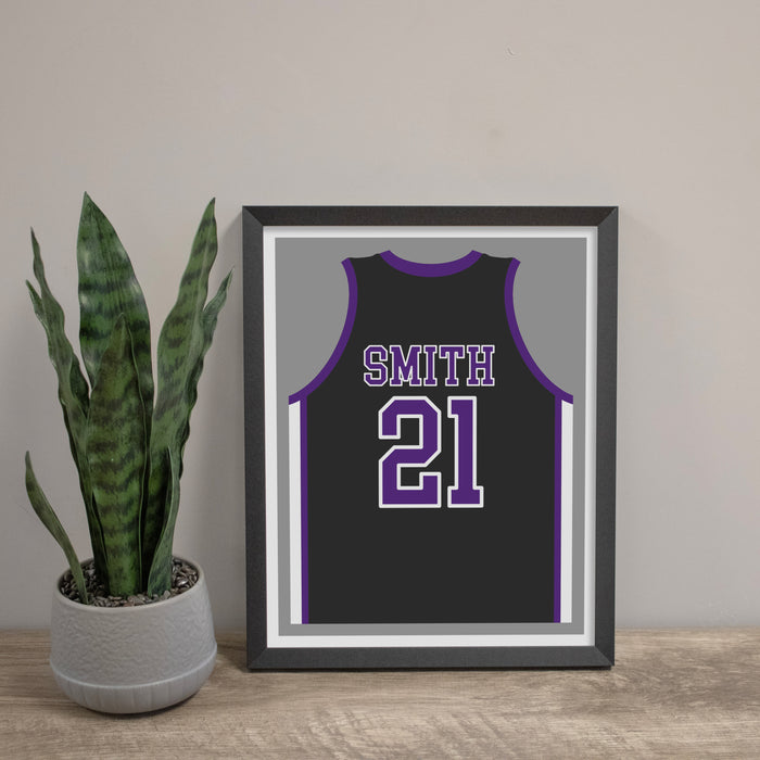 Personalized Sports Jersey Wall Sign