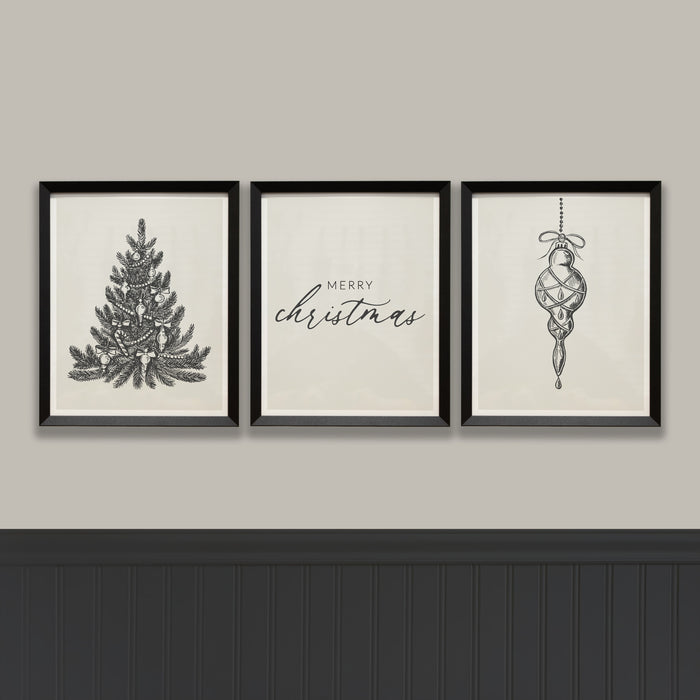 Personalized Christmas Wall Art Set