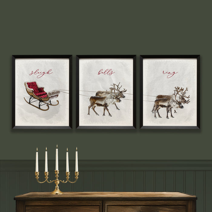 Personalized Christmas Wall Art Set