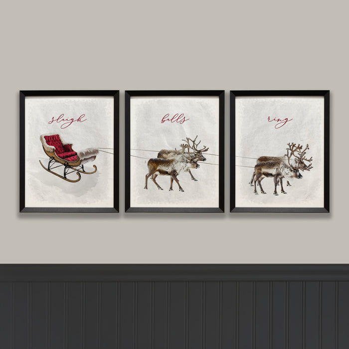 Personalized Christmas Wall Art Set