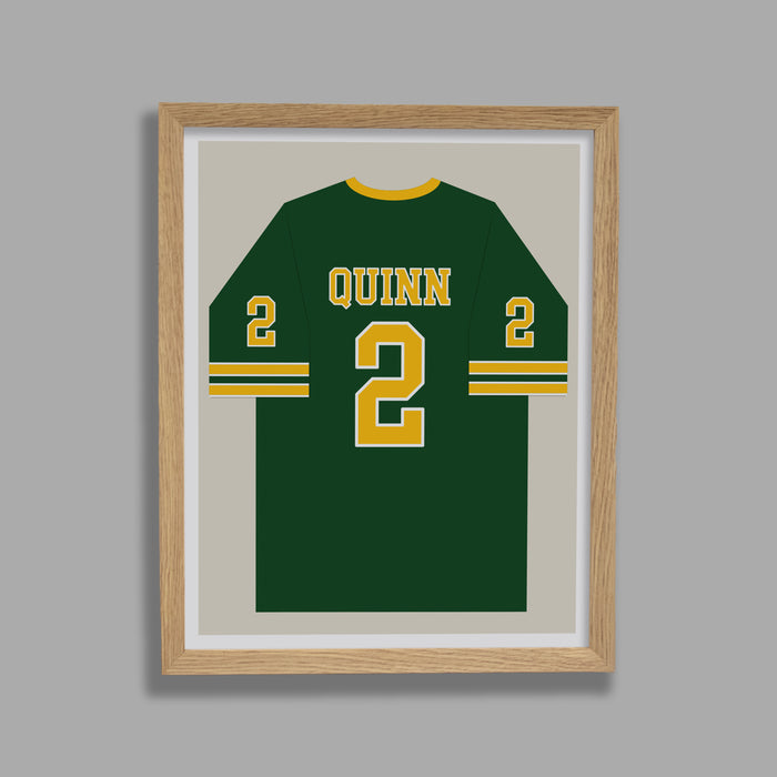 Personalized Sports Jersey Wall Sign