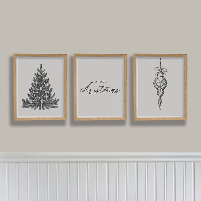 Personalized Christmas Wall Art Set