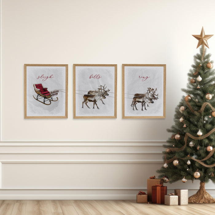 Personalized Christmas Wall Art Set