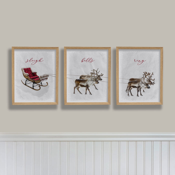 Personalized Christmas Wall Art Set