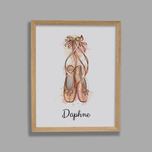 Personalized ballet art sign