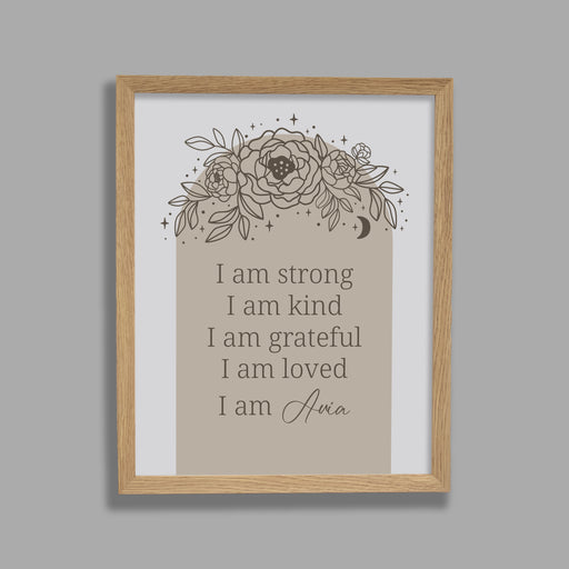 Personalized affirmation sign