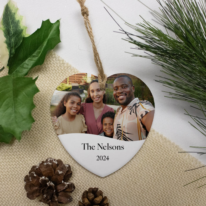 Custom Family Photo Ornament