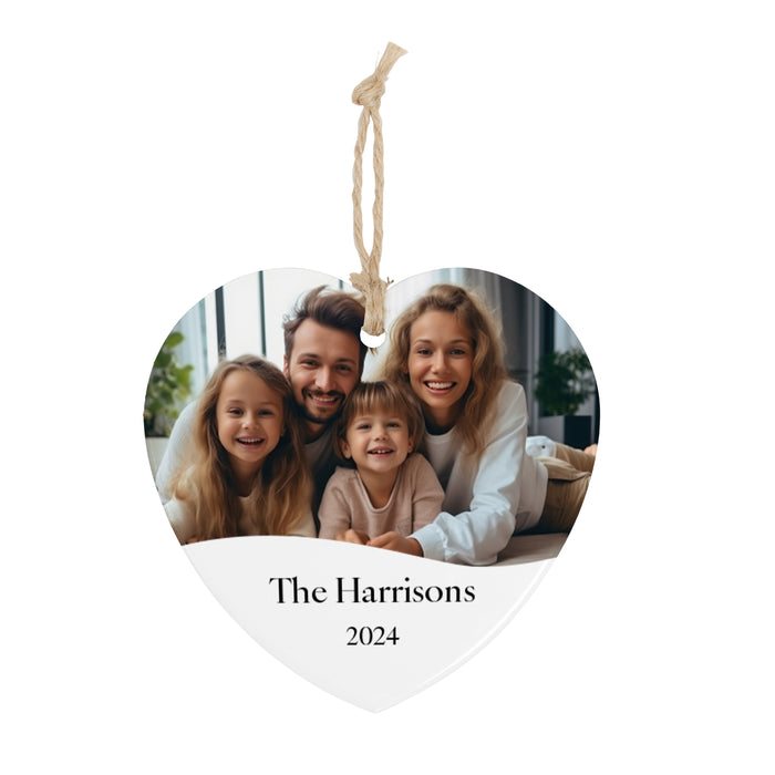 Custom Family Photo Ornament