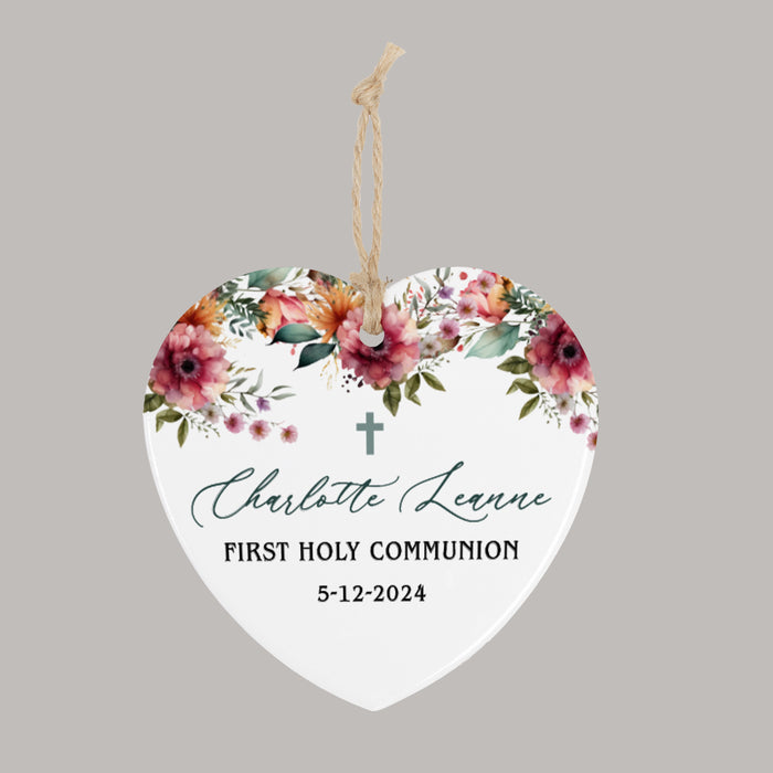 Personalized first communion ornament