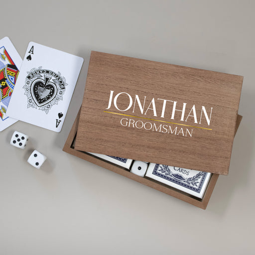 Groomsmen Gift Personalized Game Set