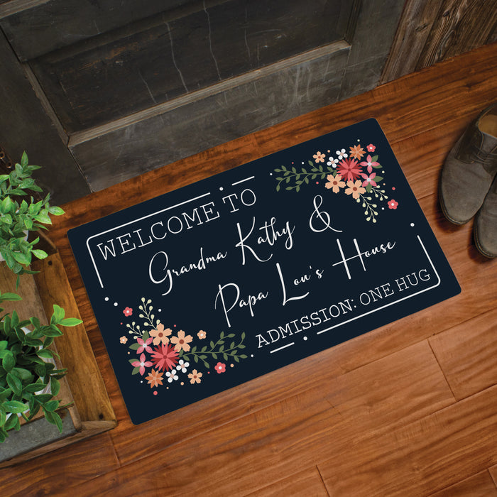 Personalized Welcome to Grandma & Grandpa’s House Doormat