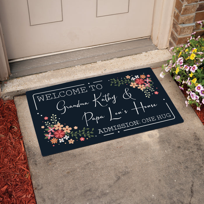 Personalized Welcome to Grandma & Grandpa’s House Doormat