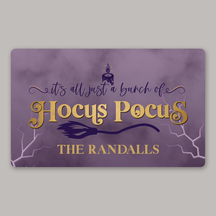 Personalized Hocus Pocus Door Mat