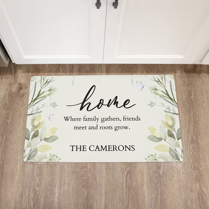 Personalized Friends and Family Home Door Mat