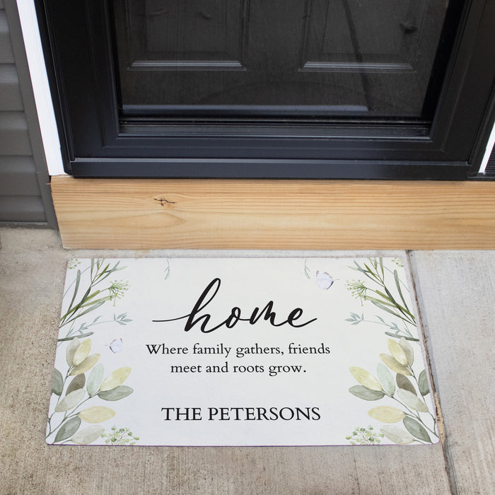 Personalized Friends and Family Home Door Mat