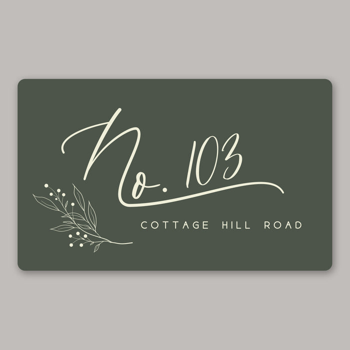 Personalized Home Address Door Mat