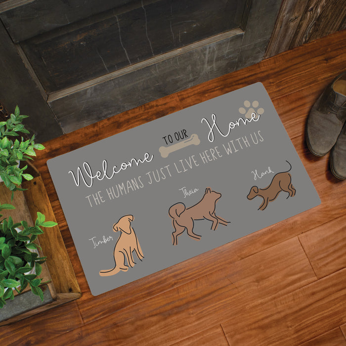 Personalized Dog Welcome Doormat