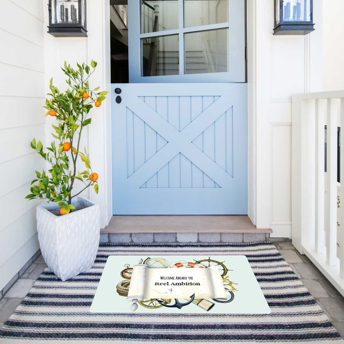 Personalized Welcome Aboard Boat Doormat