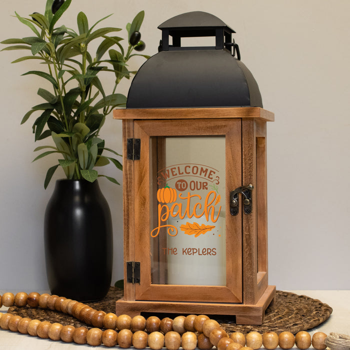 Personalized Pumpkin Patch Lantern