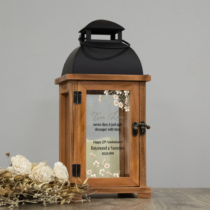 Personalized True Love Anniversary Lantern