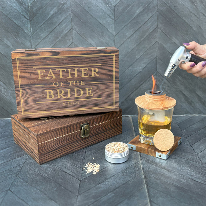 Father of the Bride Whiskey Smoker Set