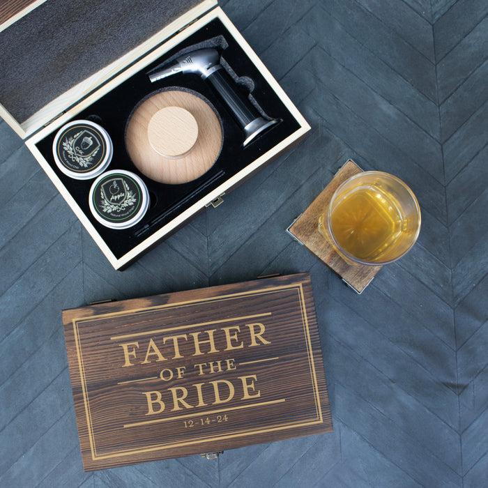 Father of the Bride Whiskey Smoker Set