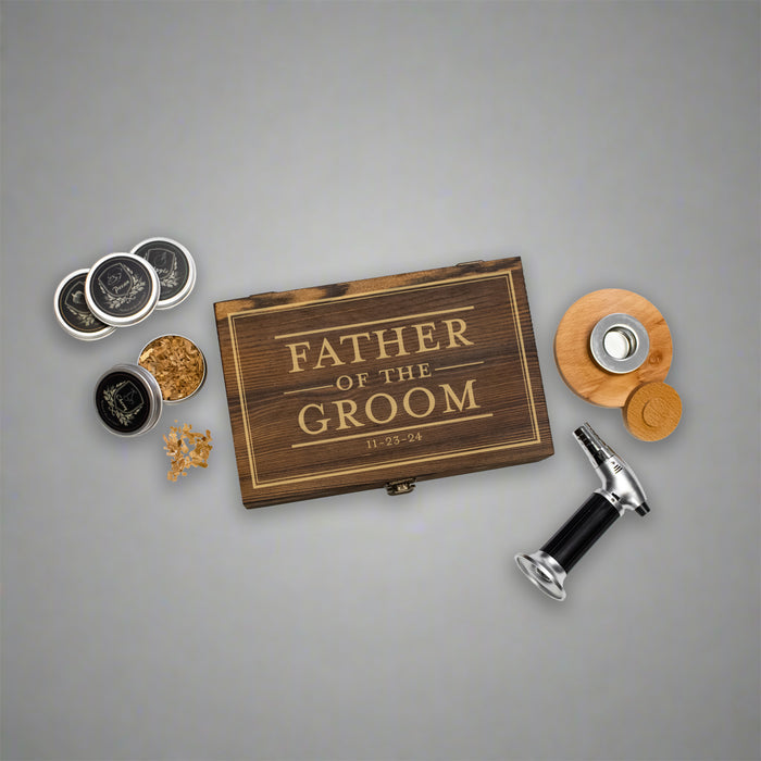 Father of the Groom Whiskey Smoker Set